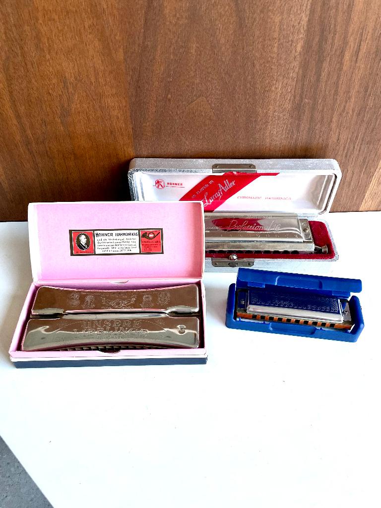 Lot Hohner Mondharmonica’s - In Originele Dozen, Muziek en Instrumenten, Blaasinstrumenten | Mondharmonica's, Ophalen of Verzenden