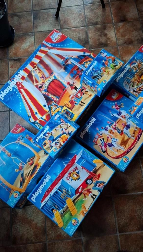 Playmobil Circus Collectie (set van 8), Hobby en Vrije tijd, Overige Hobby en Vrije tijd, Gebruikt, Ophalen