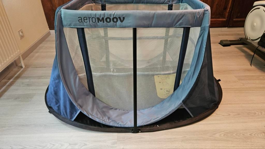 Aeromoov reisbed blauw, Ophalen