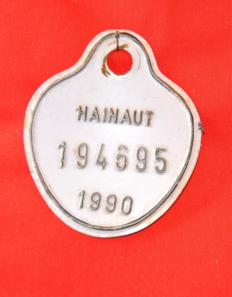 plaque de velo 1990, Ophalen of Verzenden, Gebruikt