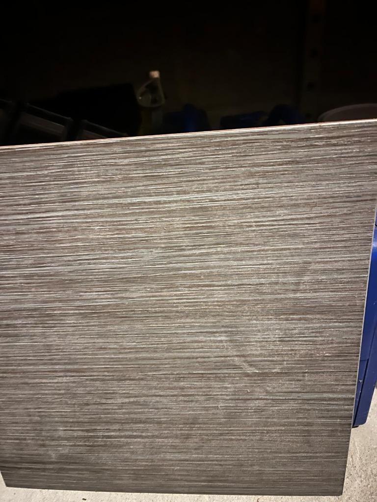 Carrelage 33 x 33 (7 p) brun ligné, Enlèvement, Neuf