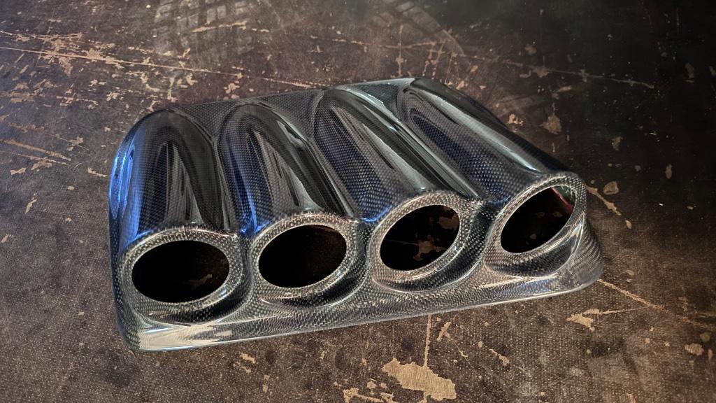 Support de compteur en carbone Mitsubishi Lancer Evo 7/8/9, Enlèvement ou Envoi, Utilisé, Mitsubishi