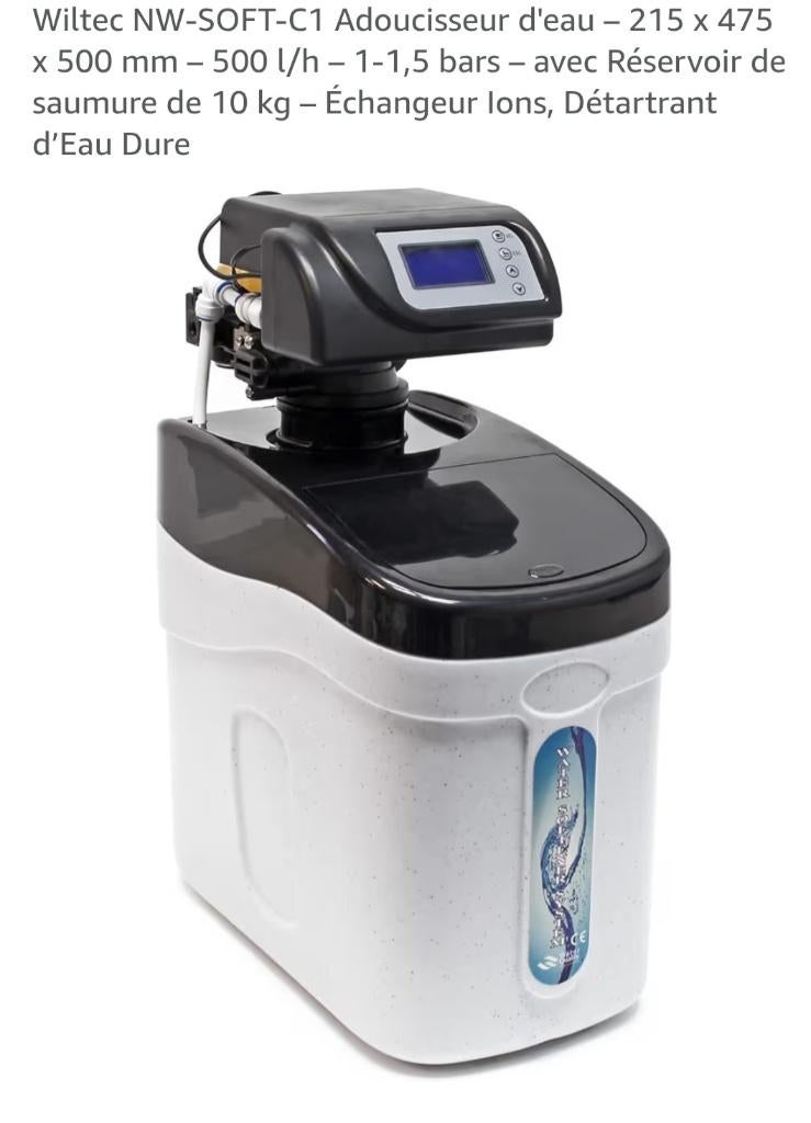 Adoucisseur d 'eau +  pre filtre, Elektronische apparatuur, Waterontharders, Nieuw, Waterontharder met zout, Ophalen of Verzenden