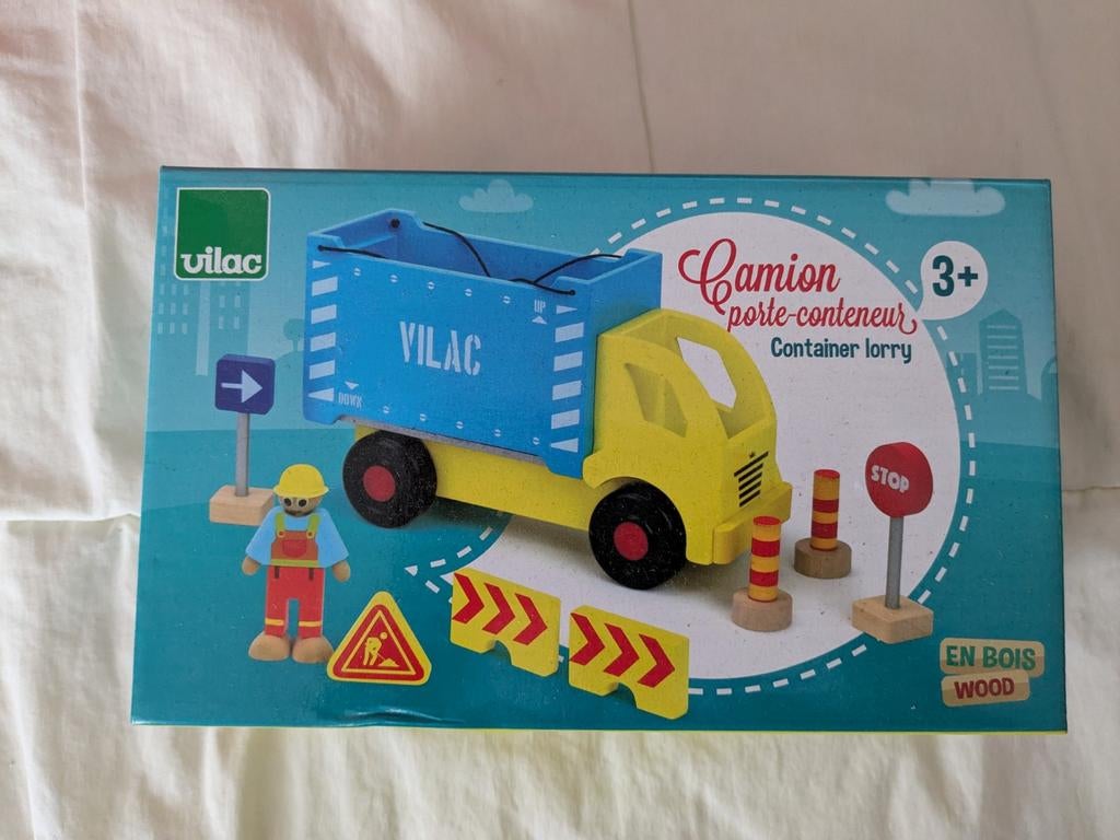 Houten speelgoed vrachtwagen, Ophalen, Nieuw