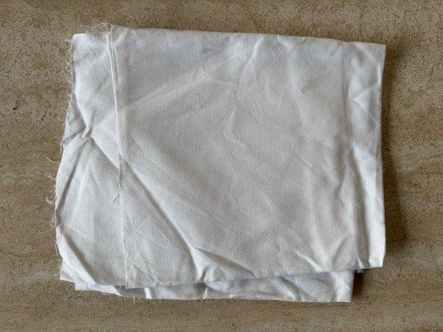 Nieuwe linnen stof - 1,50m x 50cm (nr4908), Hobby & Loisirs créatifs, Tissus & Chiffons, Enlèvement ou Envoi, Neuf, Blanc, Lin