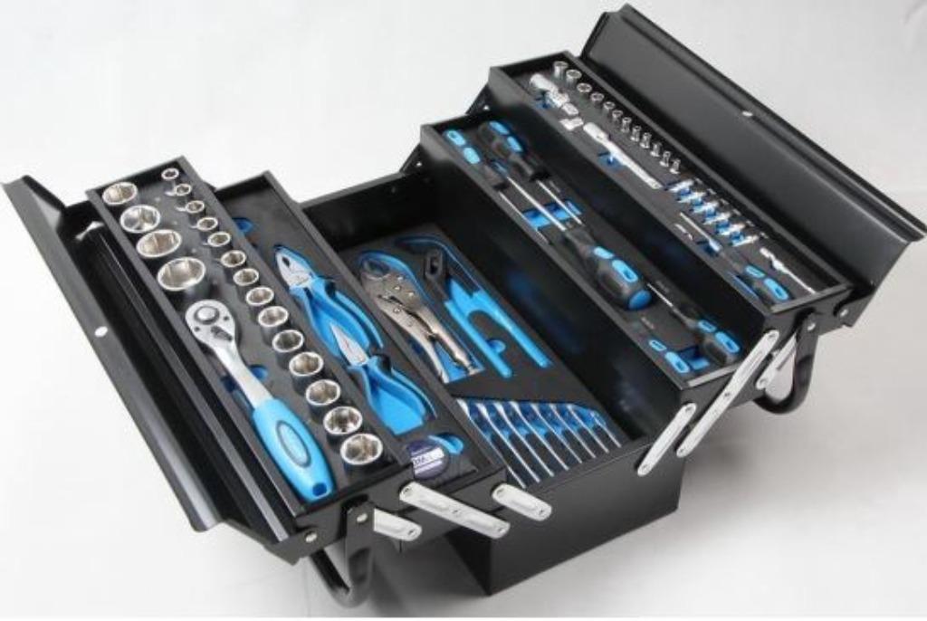 robuuste metalen gereedschapskist Stahlkaiser 86-delige CV, Enlèvement ou Envoi, Neuf