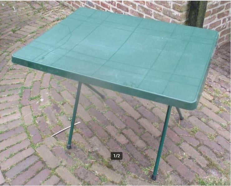 Table de camping pliable en PVC, Caravanes & Camping, Meubles de camping, Enlèvement ou Envoi, Comme neuf, Table de camping