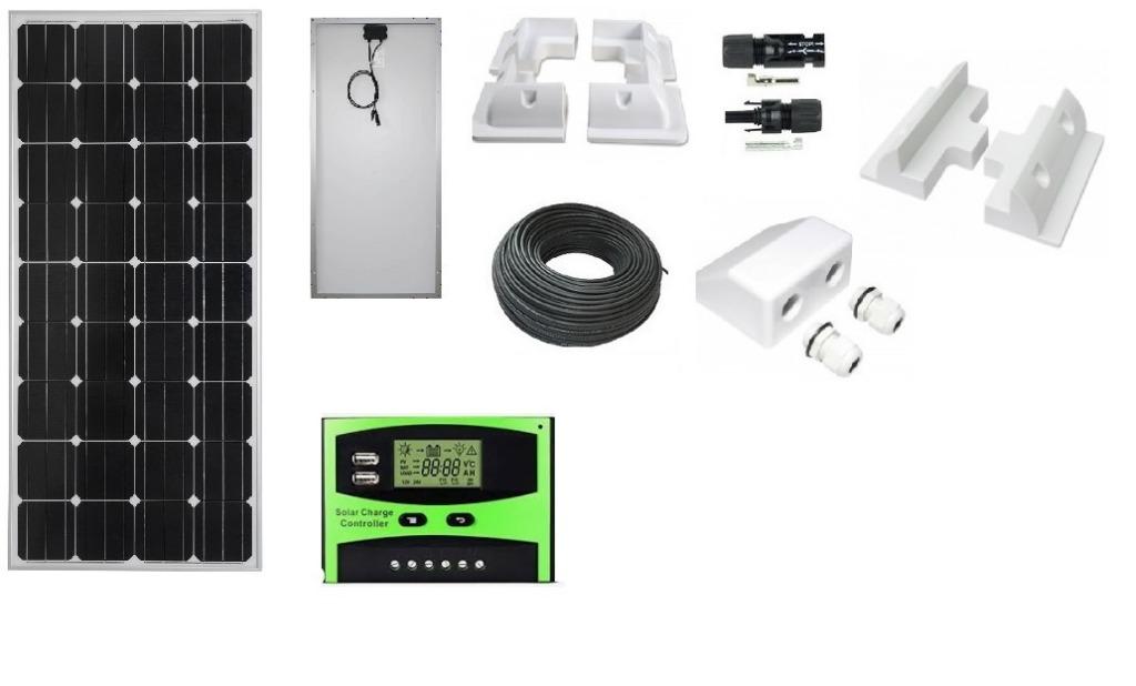 170Wp (daglicht) paneel set - A cellen camper garage boot, Ophalen of Verzenden