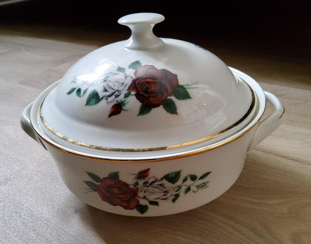 Cache-pot en porcelaine avec couvercle, Enlèvement ou Envoi