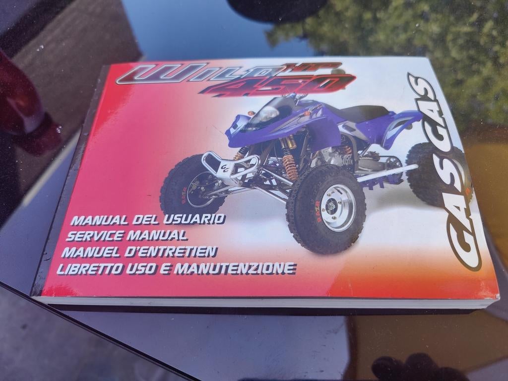 Handleiding gasgas wild 450hp, Motoren, Ophalen of Verzenden