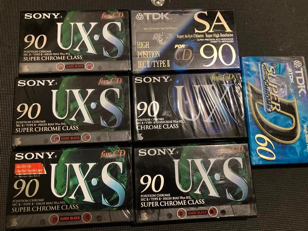 Cassettes Sony, TDK Chrome, Enlèvement ou Envoi, Neuf, dans son emballage