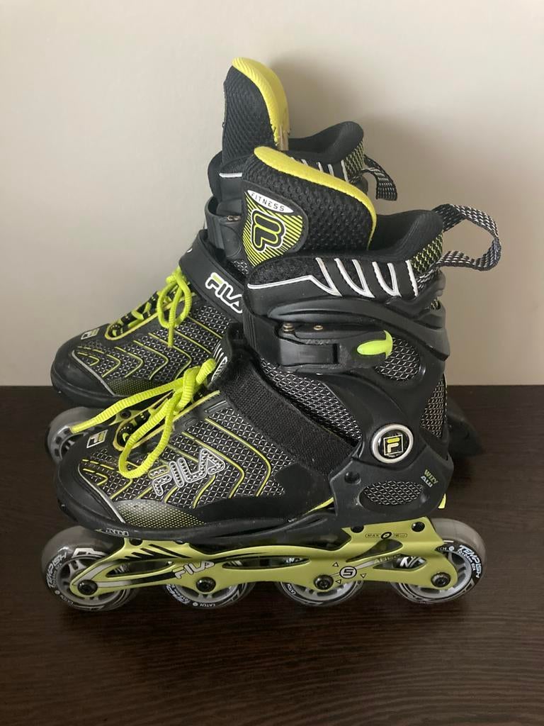 Inline skates Fila Wizy Alu verstelbaar maat 32-35, Enlèvement ou Envoi, Réglable, Utilisé