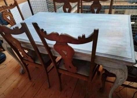 Table vintage ancienne, table de cuisine, salle à manger, Maison & Meubles, Enlèvement ou Envoi