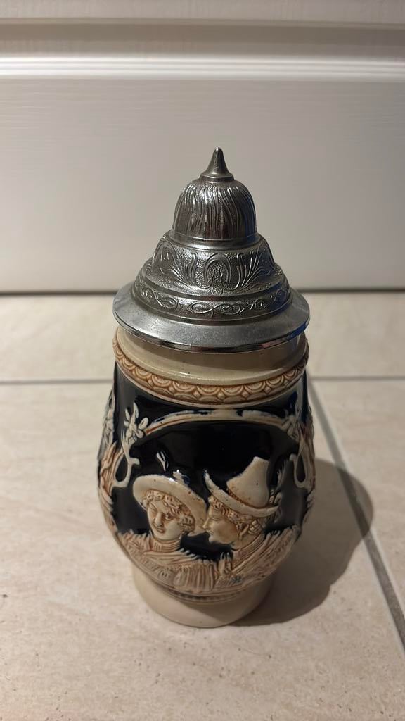 Chope à bière allemande, Antiquités & Art, Antiquités | Étain, Enlèvement