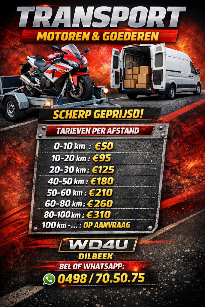 Transport motoren en goederen, Ophalen