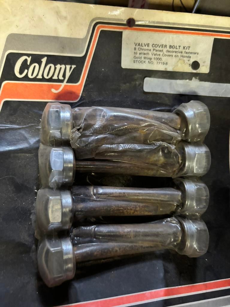 Colony klepdekselbouten voor de oer Goldwing 1000/1100, Ophalen of Verzenden, Nieuw