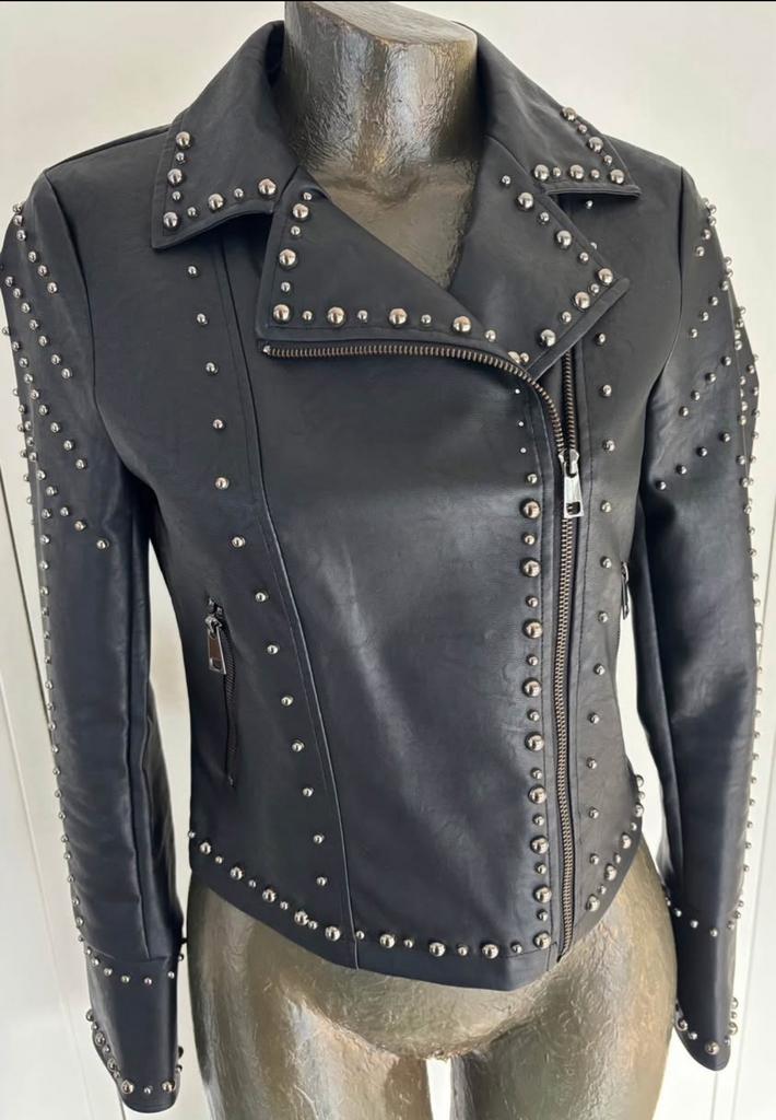 Lederen damesjas LIU JO (zwart, maat 38), Kleding | Dames, Liu Jo, Zwart, Nieuw, Ophalen