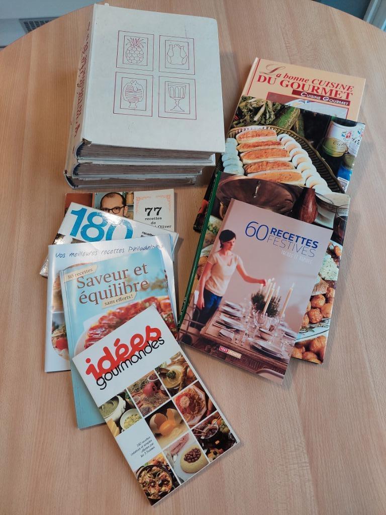 LIVRES DE CUISINE, Boeken, Kookboeken, Gelezen, Voorgerechten en Soepen, Hoofdgerechten, Tapas, Hapjes en Dim Sum, Taart, Gebak en Desserts