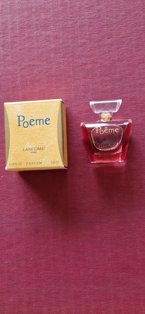 Miniature de 4 ml Poême Parfum de Lancôme., Ophalen of Verzenden, Zo goed als nieuw, Miniatuur