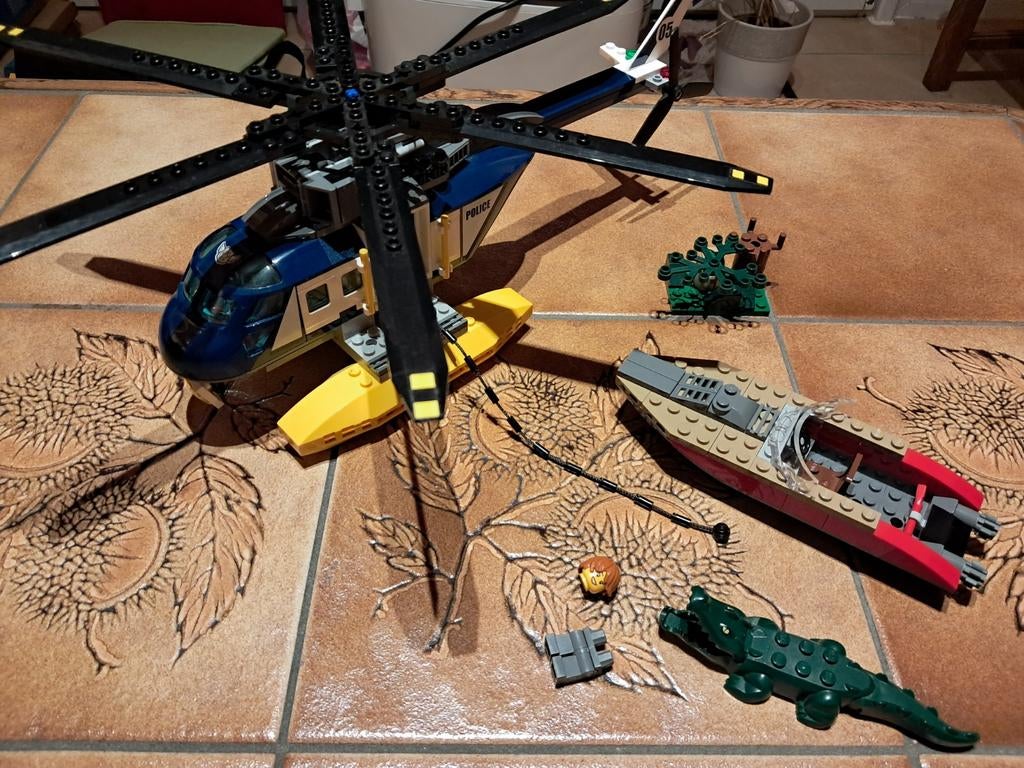 LEGO city 60067 La poursuite en hélicoptère, Enlèvement ou Envoi, Lego
