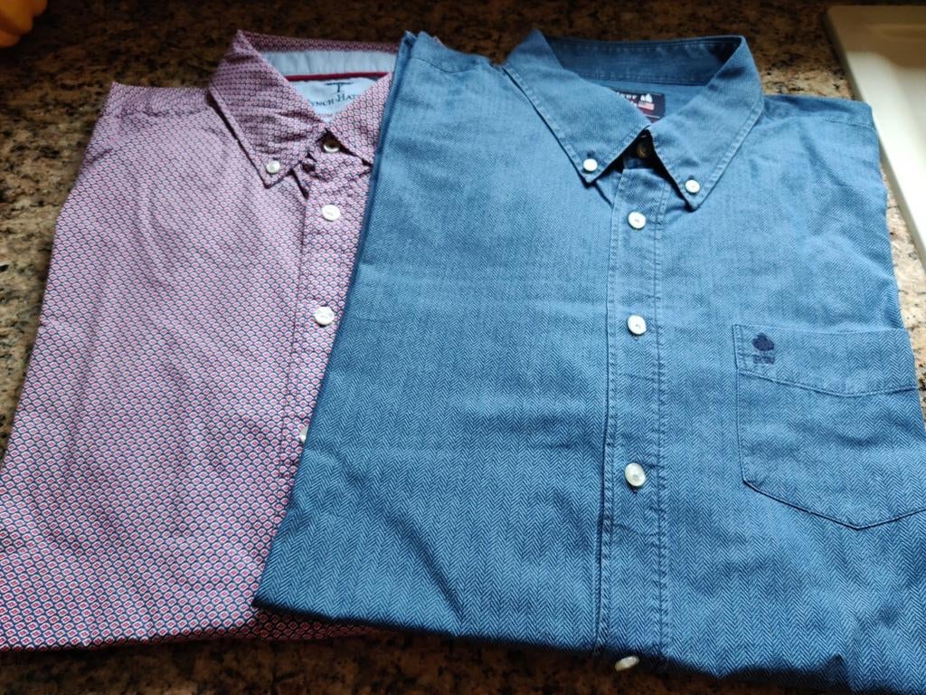Set 2 mooie hemden!, Overhemd, Overige kleuren, Ophalen of Verzenden, Zo goed als nieuw
