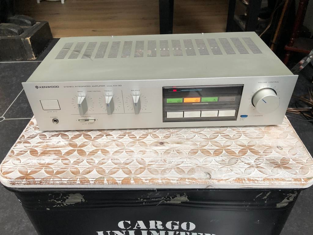 Kenwood KA 33 ampli vintage, Enlèvement, Utilisé, Moins de 60 watts, Autres marques
