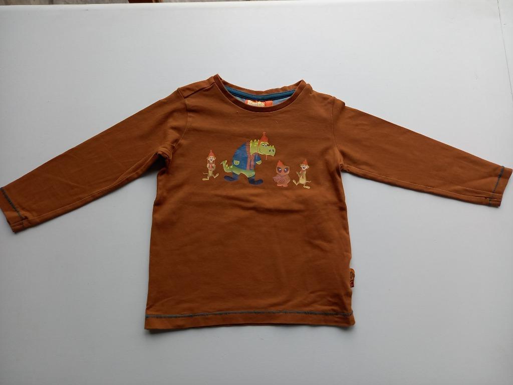 En parfait état, belle manche longue marron, taille 92 Kaatj, Garçon ou Fille, Enlèvement ou Envoi, Chemise ou À manches longues