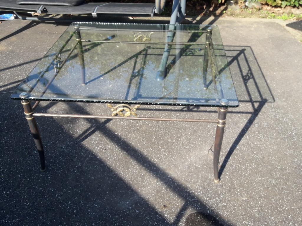 table basse avec verre, Moins de 50 cm, Verre, 50 à 100 cm, Enlèvement