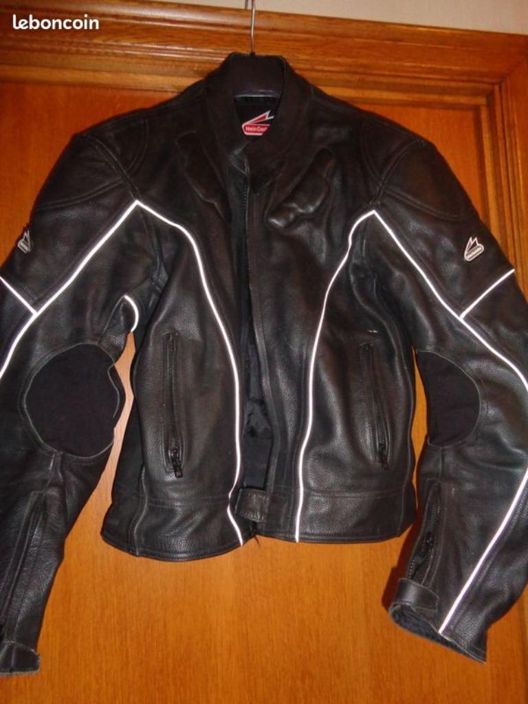 blouson cuir noir pour motards, Enlèvement