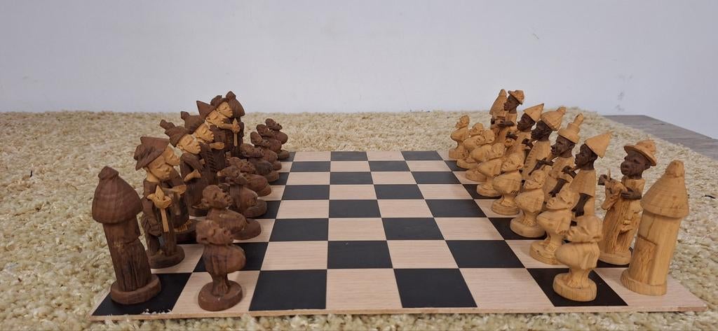 Jeu d'échecs à thème africain, Enlèvement ou Envoi