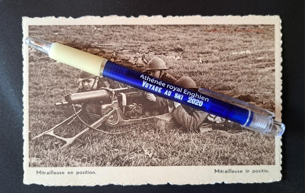 ABBL Armée belge mitrailleuse carte postale d'avant guerre, Enlèvement ou Envoi