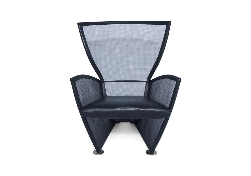 Arflex vintage fauteuil Privé, Ophalen, Zwart, Zo goed als nieuw, Eén