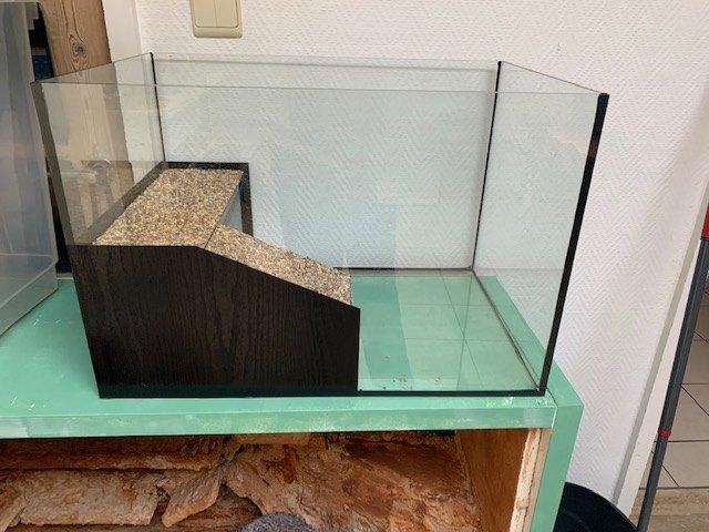 Aquarium waterschildpadden L65 B40 H40, Ophalen, Gebruikt, Leeg aquarium
