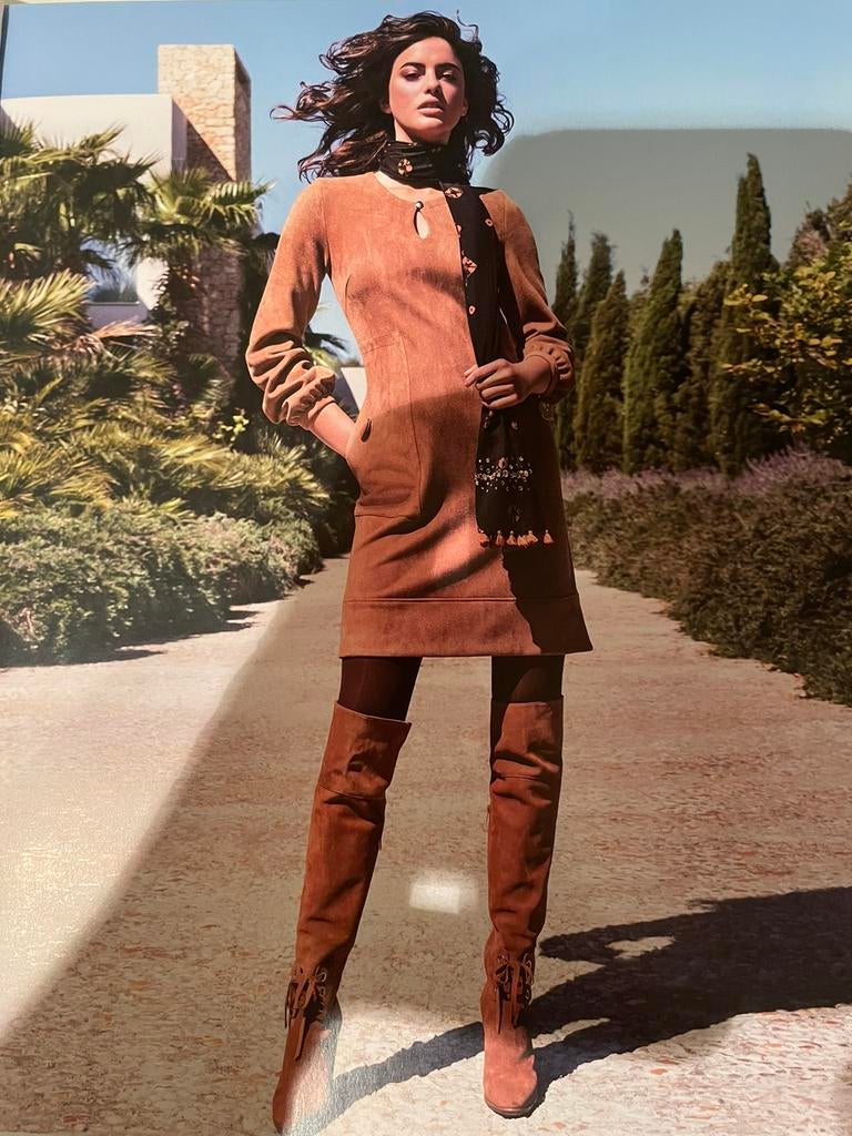 Jurk Caroline Biss met bijpassende sjaal maat 36, Ophalen of Verzenden, Zo goed als nieuw