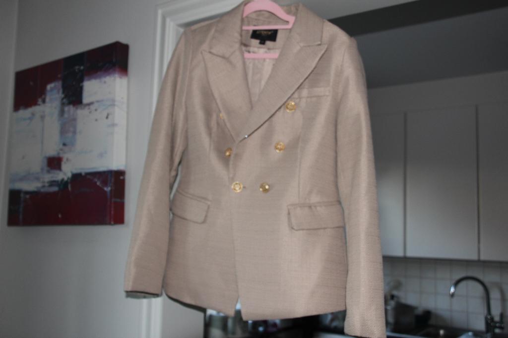 Beige vest, Beige, Maat 42/44 (L), Zo goed als nieuw, Jasje