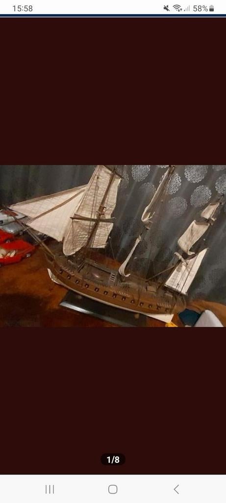 Maquette navire de guerre frégate l Hermione du 18 eme, Hobby & Loisirs créatifs, Modélisme | Bateaux & Navires, Enlèvement