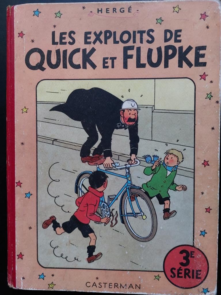 TINTIN HERGÉ Quick et Flupke 3e série EO1949, Ophalen of Verzenden