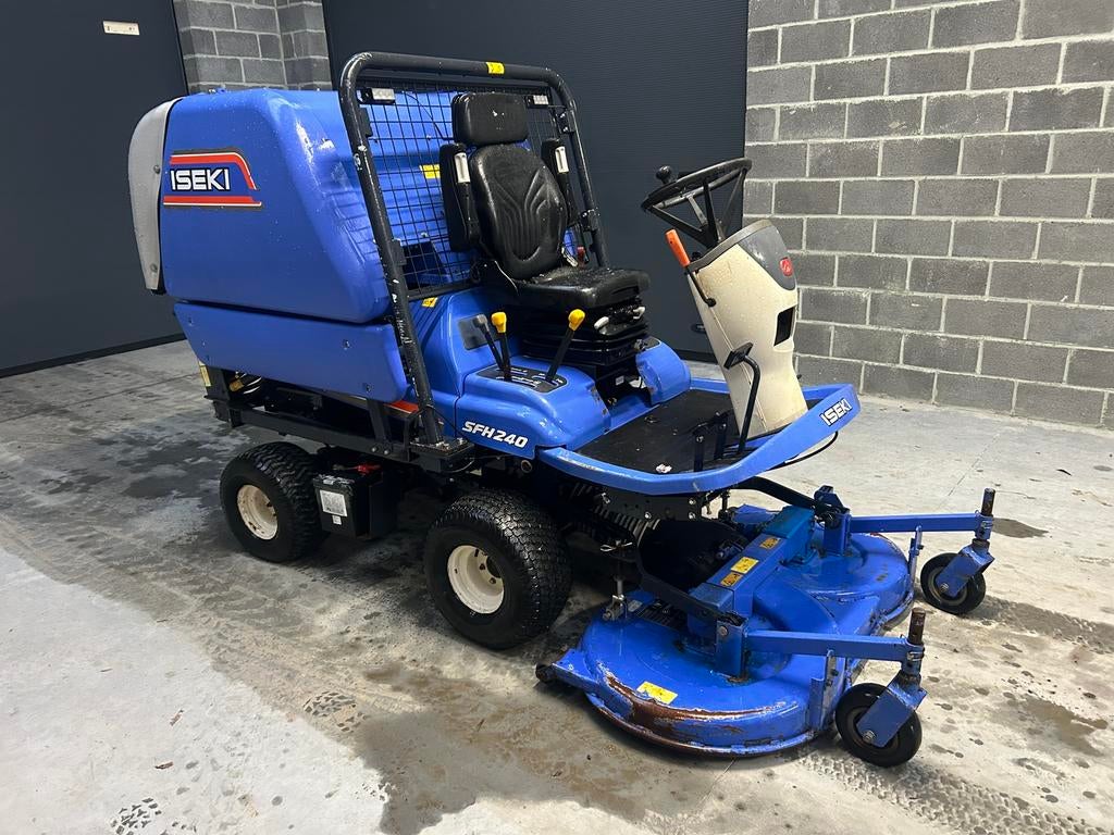 Iseki sfh240 4x4 24cv diesel bac vidange en hauteur, Enlèvement ou Envoi, Démarrage électrique, ISEKI, 120 cm ou plus