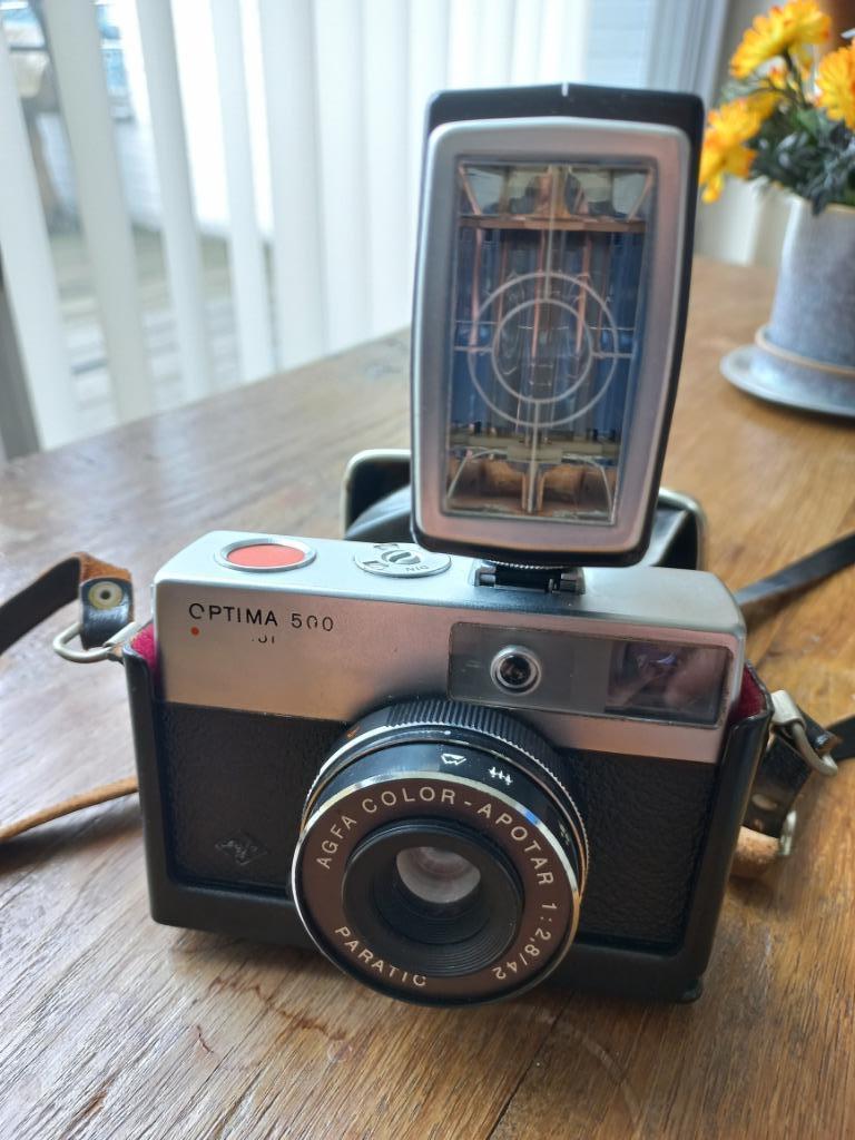 Vintage camera Agfa Optima 500, Ophalen, Gebruikt