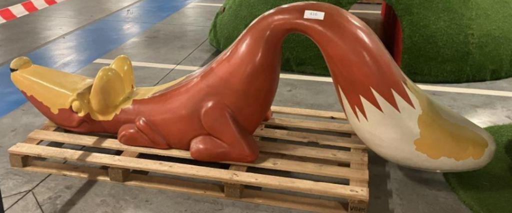 decoratief beeld VOS 3meter lang, Verzamelen, Ophalen, Gebruikt, Dier