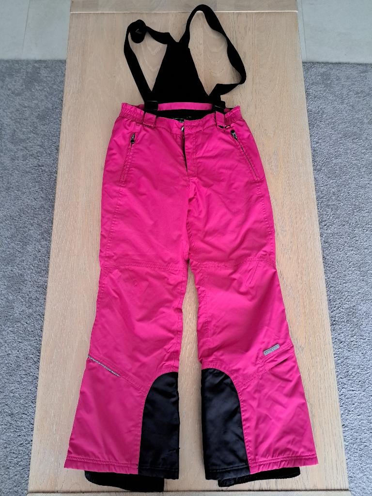 Skibroek roze maat 152, Ophalen, Gebruikt, Ski, Kleding