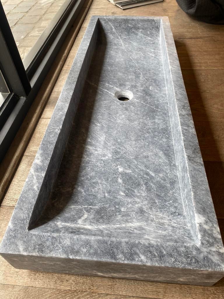 Nieuwe marmeren lavabo., Ophalen, Nieuw, Wasbak of Wastafel