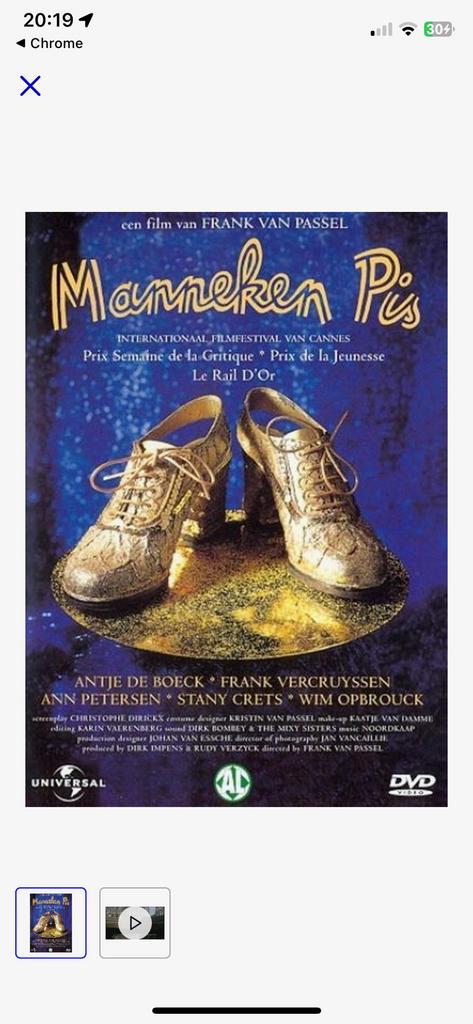 Manneke Pis dvd, Envoi