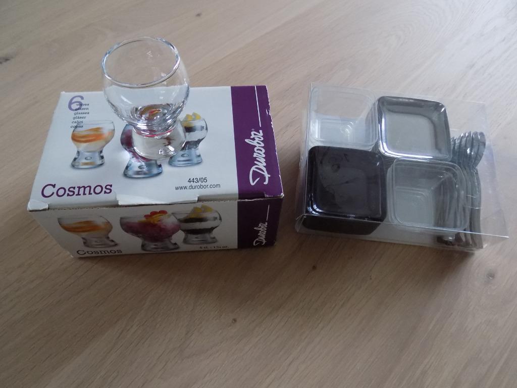 Verrines, Maison & Meubles, Enlèvement, Comme neuf, Verre, Récipient(s)