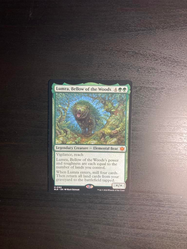 Magic the gathering Lumra, Bellow of the Woods, Ophalen of Verzenden, Nieuw, Losse kaart