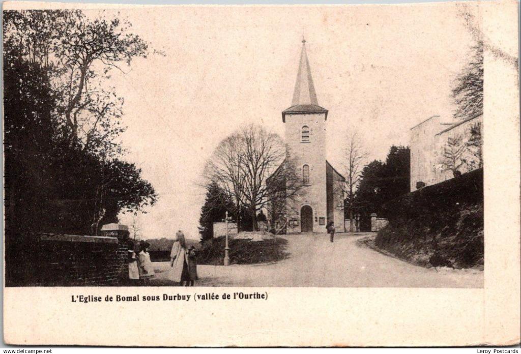 L'Eglise de Bomal sous Durbuy (Vallée de l'Ourthe), Collections, Cartes postales | Belgique, Envoi, Non affranchie, Luxembourg