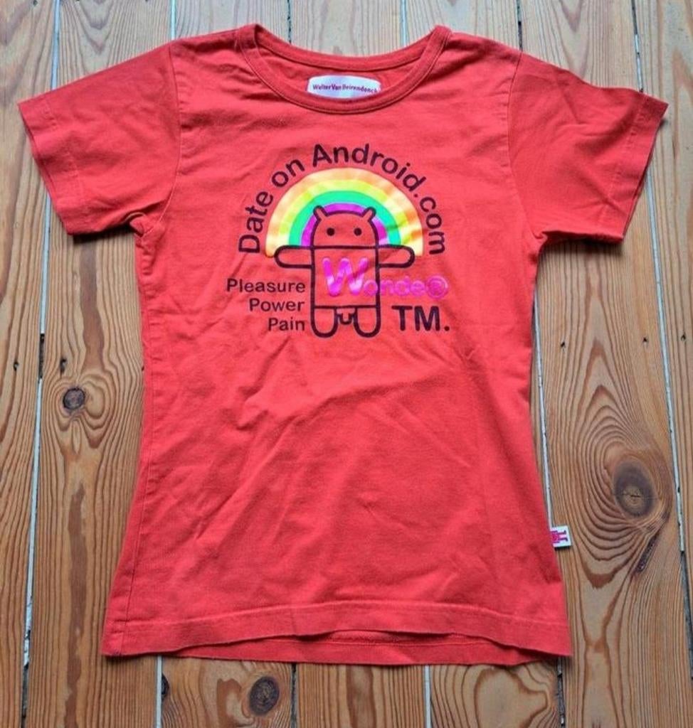 T-shirt Walter van Beirendonck maat S, Enlèvement ou Envoi, Comme neuf, Taille 36 (S)