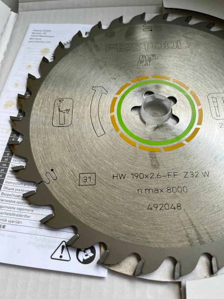 Lame de scie, Bricolage & Construction, Outillage | Scies mécaniques, Neuf, 30 à 70 mm, Enlèvement, Festool