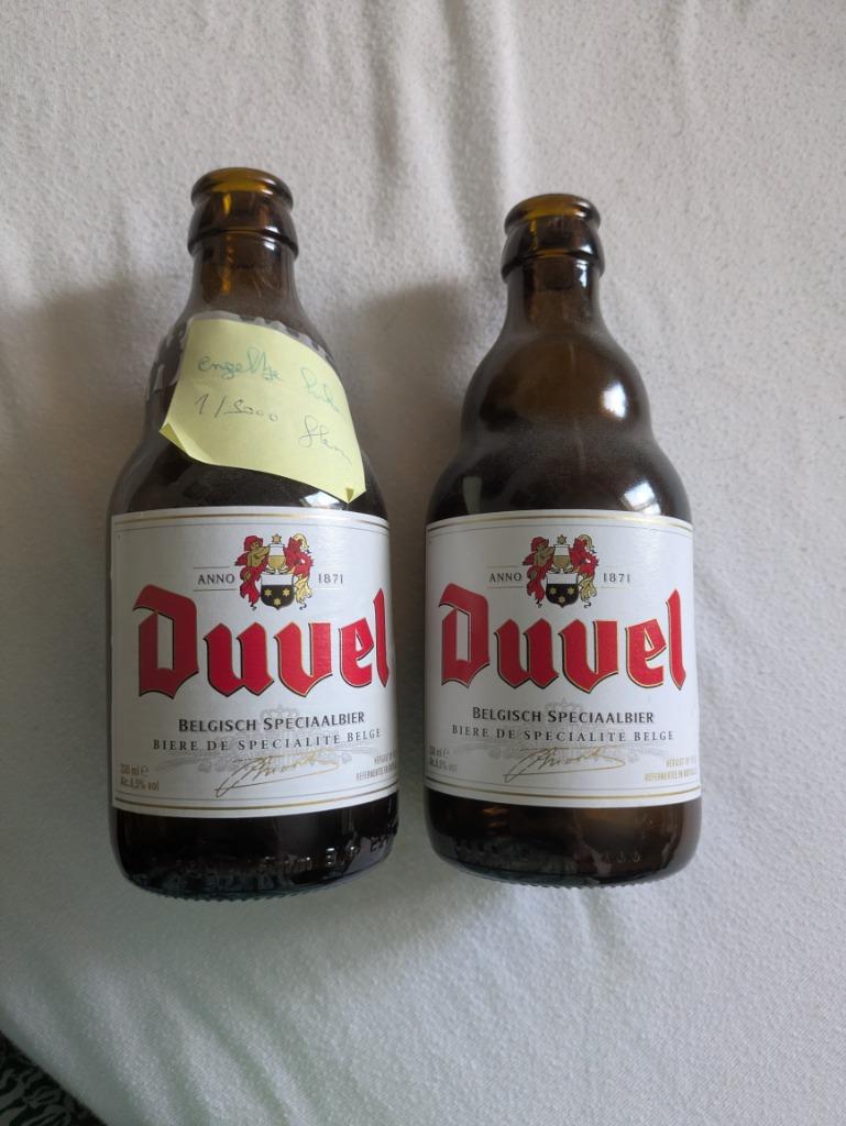 Duvel flesjes uniek, Envoi, Utilisé, Bouteille(s), Duvel