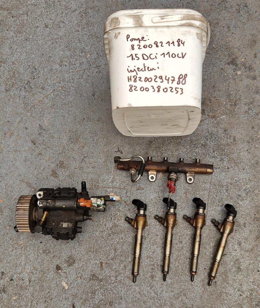 INJECTEUR POMPE INJECTION RAMPE RENAULT LAGUNA 3 1.5 DCI 110, Ophalen, Renault